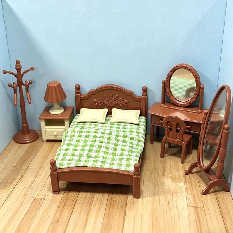 New Doll House Miniature Furni - đánh giá và giá Bedroom Furniture