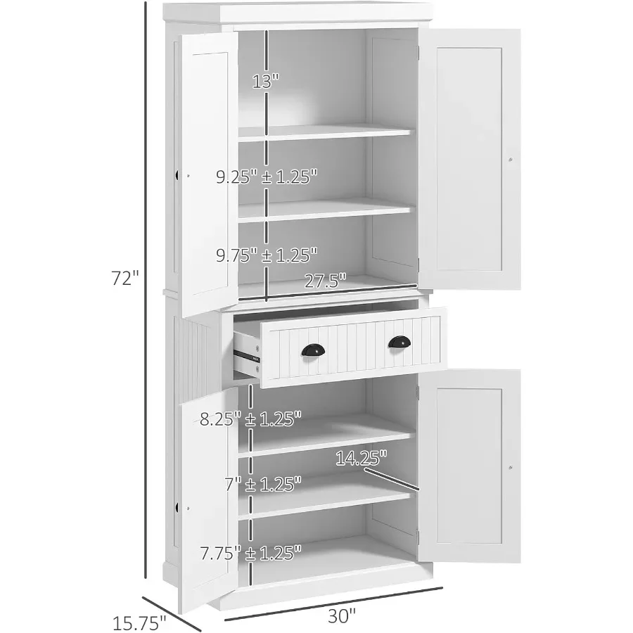 Kitchen pantry cabinet for hom - đánh giá và giá Storage
