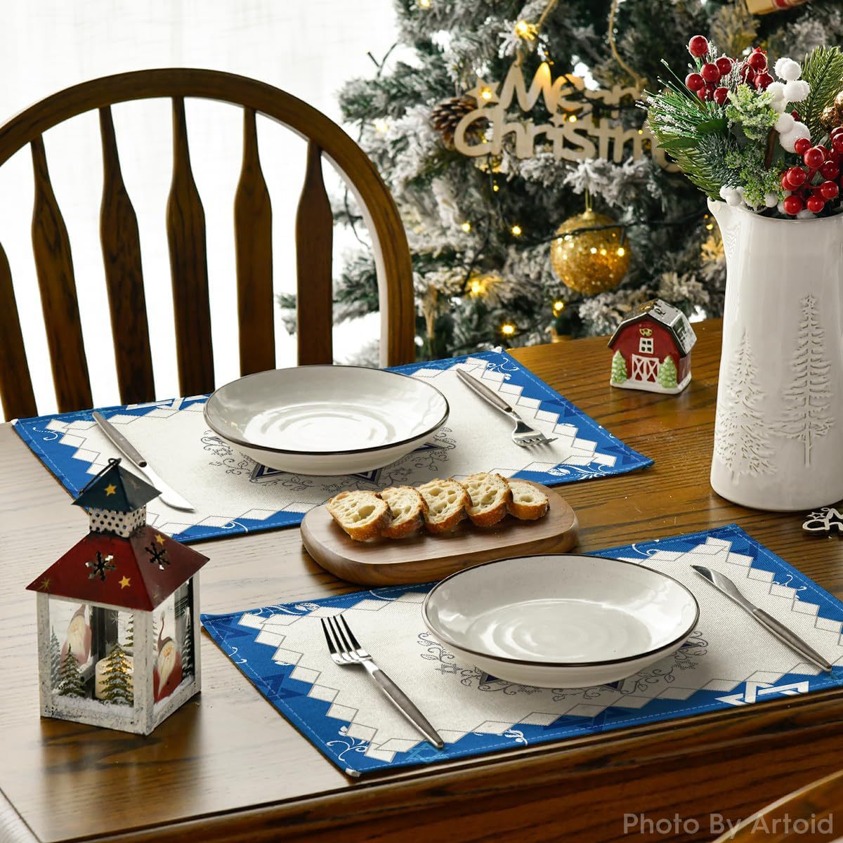 8Pcs Jewish Holiday Placemat S - đánh giá và giá Chairs