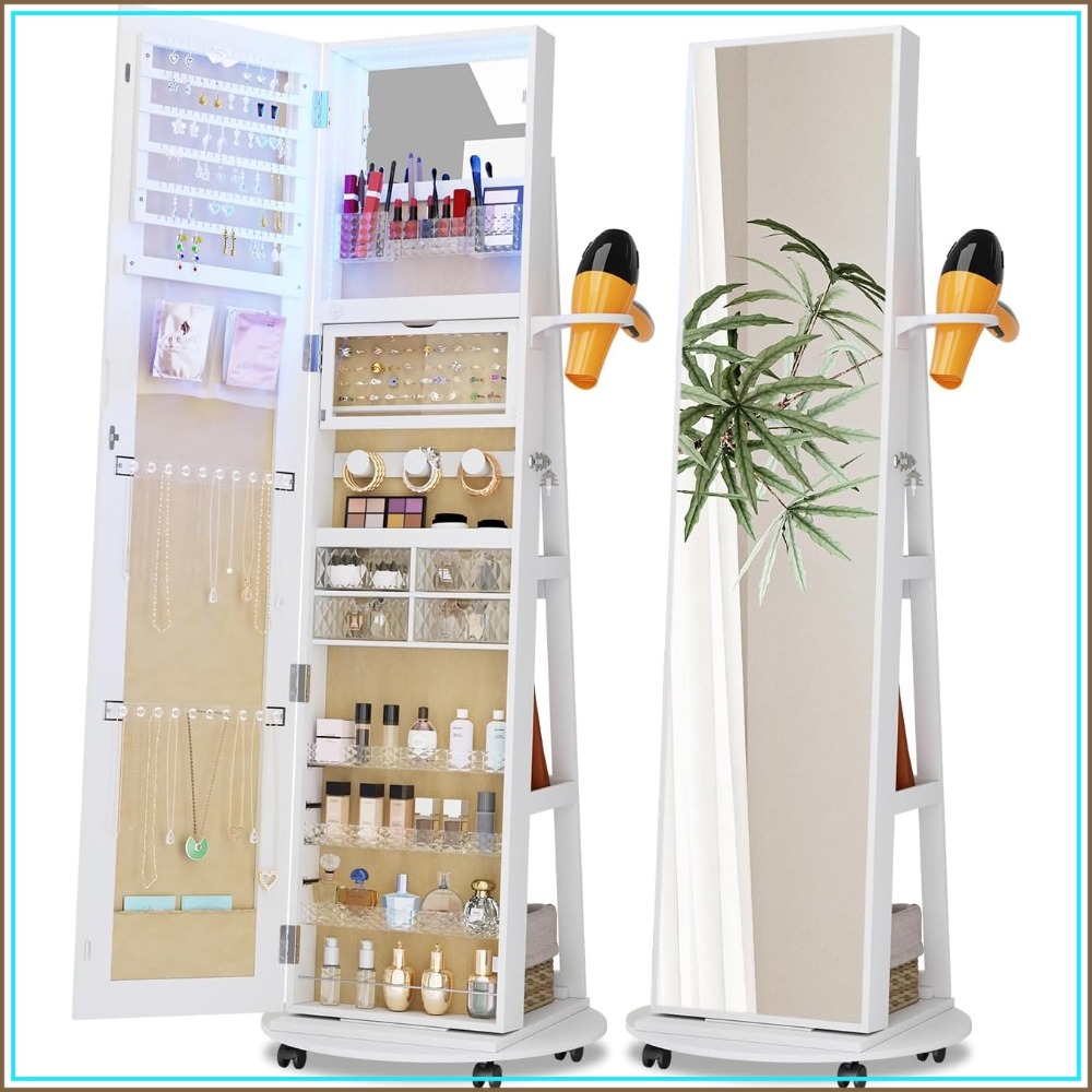 Full Length Mirror Jewelry Cab - đánh giá và giá Full Length Mirror Jewelry Armoire