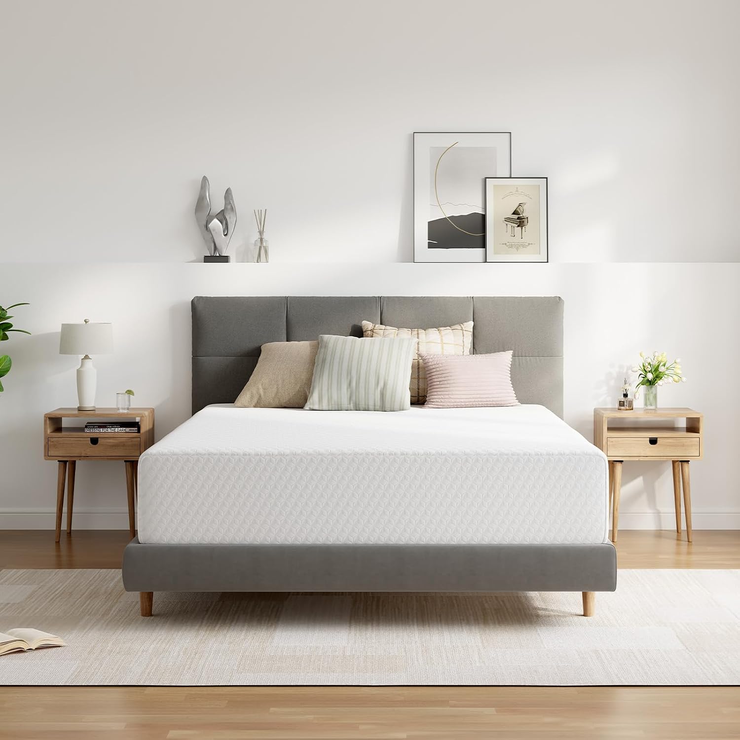 King Size 12 Inch Memory Foam  - đánh giá và giá Memory Foam Mattress In A Box Queen