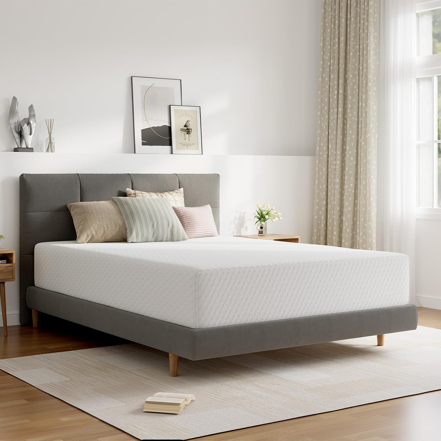 King Size 12 Inch Memory Foam  - đánh giá và giá Memory Foam Mattress In A Box Queen