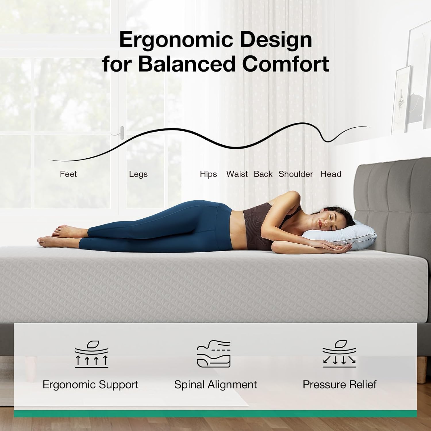 King Size 12 Inch Memory Foam  - đánh giá và giá Memory Foam Mattress In A Box Queen