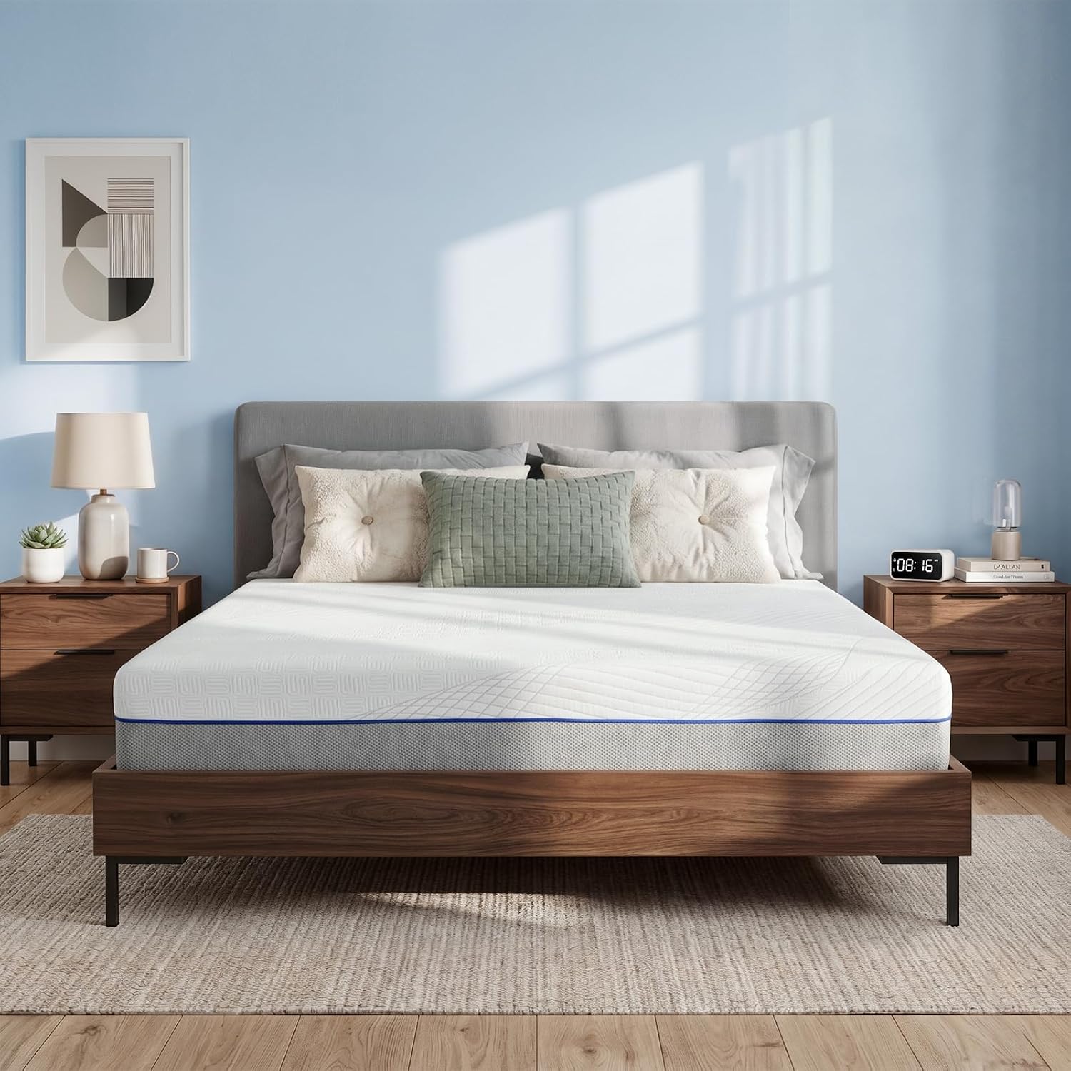 Queen Size Mattress 12 inch Me - đánh giá và giá Memory Foam Mattress In A Box Queen
