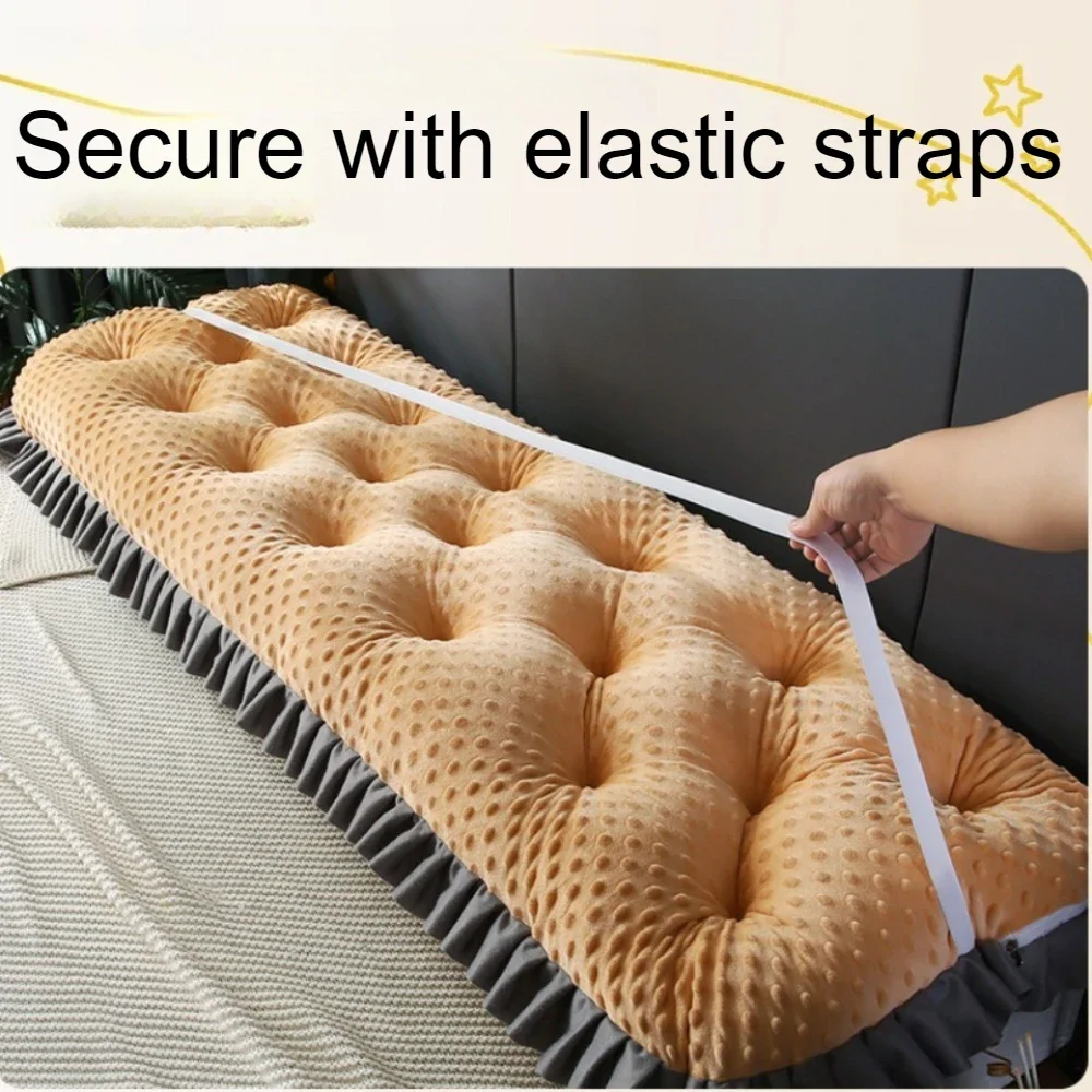Ruffled Edge Headboard Pillow  - đánh giá và giá Headboard Cushion Backrest Tatami