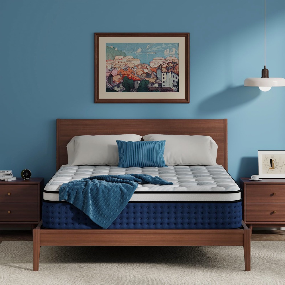 Queen Mattress, 12 Inch Hybrid - đánh giá và giá Memory Foam Mattress In A Box Queen