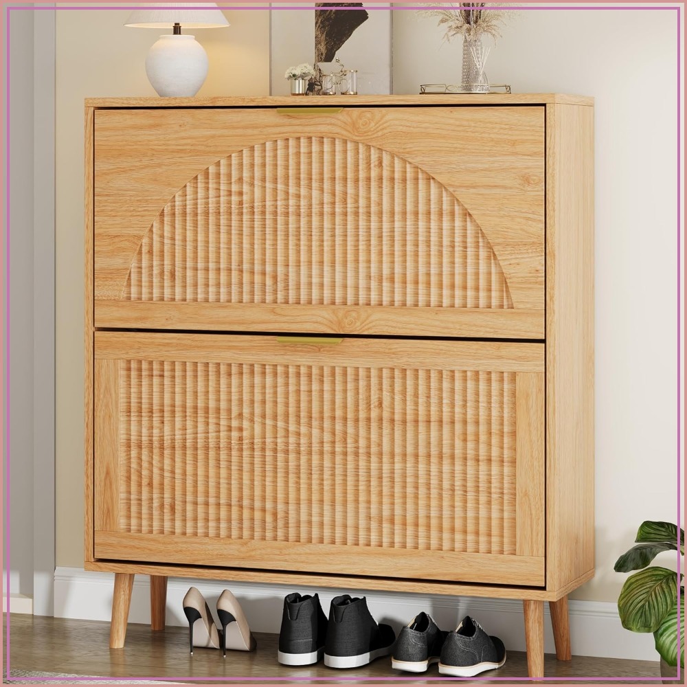 3 Flip Drawer Shoe Storage Cab - đánh giá và giá Shoe Rack Cabinet Narrow Entryway